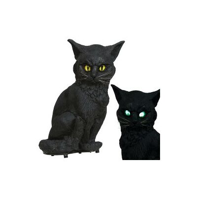 ABC Straszny Kot Wiedźmy Czarny Interaktwyny Dekoracja Na Halloween 32cm ABC Straszny Kot Wiedźmy Czarny Interaktwyny Dekoracja Na Halloween 32cm
