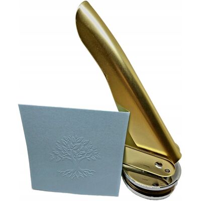 Inny producent Suchy stempel stempel tradycyjny wytłocznik DRZEWO Inny producent Suchy stempel stempel tradycyjny wytłocznik DRZEWO