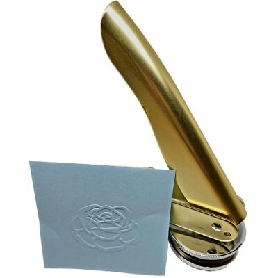 Inny producent Suchy stempel stempel tradycyjny wytłocznik RÓŻA Inny producent Suchy stempel stempel tradycyjny wytłocznik RÓŻA