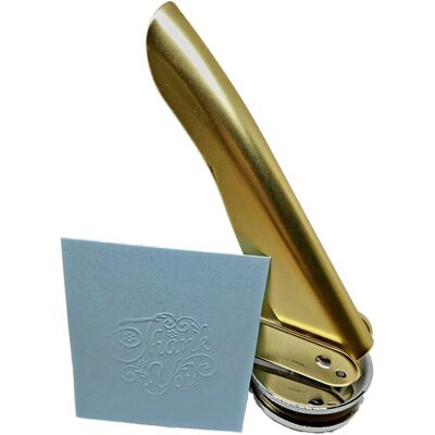 Inny producent Suchy stempel stempel tradycyjny wytłocznik THANK YOU Inny producent Suchy stempel stempel tradycyjny wytłocznik THANK YOU