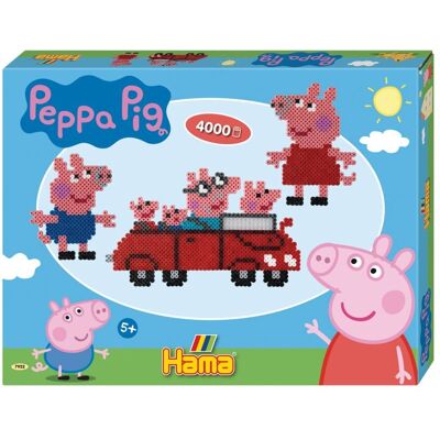 Hama ŚWINKA PEPPA – KORALIKI MIDI 4000 SZT. ZESTAW W PUDEŁKU Hama ŚWINKA PEPPA – KORALIKI MIDI 4000 SZT. ZESTAW W PUDEŁKU