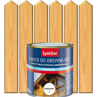 Inny producent SYNTILOR LAKIER DO DREWNA BSC 0,5L BEZBARWNY PÓŁPOŁYSK Inny producent SYNTILOR LAKIER DO DREWNA BSC 0,5L BEZBARWNY PÓŁPOŁYSK