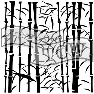 The Crafter`s Workshop, Inc. Szablon, bambus, 30,5 cm The Crafter`s Workshop, Inc. Szablon, bambus, 30,5 cm