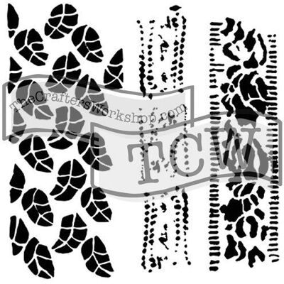 The Crafter`s Workshop, Inc. Szablon, chlorofil, 30,5 cm The Crafter`s Workshop, Inc. Szablon, chlorofil, 30,5 cm