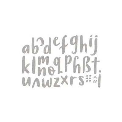 Inny producent Szablon do embossingu z małymi literami 0,5 do 2,8 cm 29 sztuk - Rayher {kolor} Inny producent Szablon do embossingu z małymi literami 0,5 do 2,8 cm 29 sztuk - Rayher {kolor}
