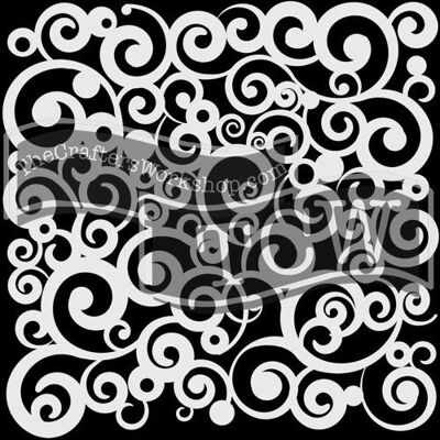 The Crafter`s Workshop, Inc. Szablon, kosmiczne wiry, 30,5 cm The Crafter`s Workshop, Inc. Szablon, kosmiczne wiry, 30,5 cm