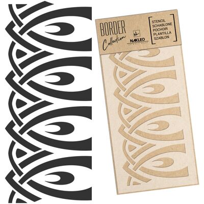 nakleo Szablon Malarski Border – Bordiura // Ornament Secesyjny #3 // 45X95Cm nakleo Szablon Malarski Border – Bordiura // Ornament Secesyjny #3 // 45X95Cm