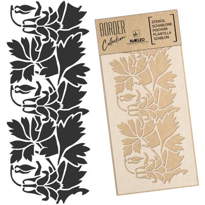 nakleo Szablon Malarski Border – Bordiura // Ornament Secesyjny #4 // 45X95Cm nakleo Szablon Malarski Border – Bordiura // Ornament Secesyjny #4 // 45X95Cm