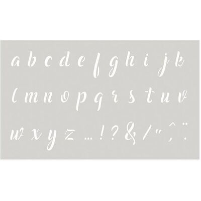 Szablon Mały Alfabet N°2 Graine Créative - 12x20 cm Szablon Mały Alfabet N°2 Graine Créative - 12x20 cm