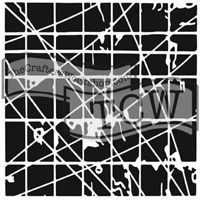 The Crafter`s Workshop, Inc. Szablon, splątana sieć, 30,5 cm The Crafter`s Workshop, Inc. Szablon, splątana sieć, 30,5 cm
