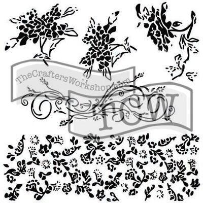 The Crafter`s Workshop, Inc. Szablon, wiktoriański szkicownik, 30,5 cm The Crafter`s Workshop, Inc. Szablon, wiktoriański szkicownik, 30,5 cm