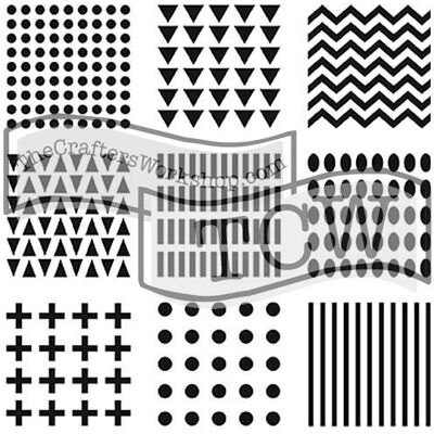 The Crafter`s Workshop, Inc. Szablon, wzory, 30,5 cm The Crafter`s Workshop, Inc. Szablon, wzory, 30,5 cm