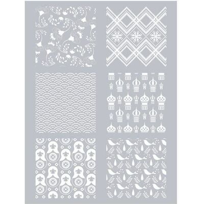 Youdoit Szablon z gliny polimerowej Rosja 11,4 x 15,3 cm Youdoit Szablon z gliny polimerowej Rosja 11,4 x 15,3 cm