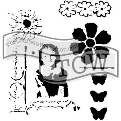 The Crafter`s Workshop, Inc. Szablon, zdjęcie klasowe, 30,5 cm The Crafter`s Workshop, Inc. Szablon, zdjęcie klasowe, 30,5 cm