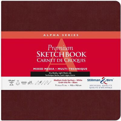 Clairefontaine Szkicownik Alpha 19x19 cm 150gsm Clairefontaine Szkicownik Alpha 19x19 cm 150gsm