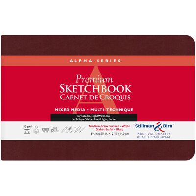 Clairefontaine Szkicownik Alpha 21,6x14 cm 150gsm Clairefontaine Szkicownik Alpha 21,6x14 cm 150gsm