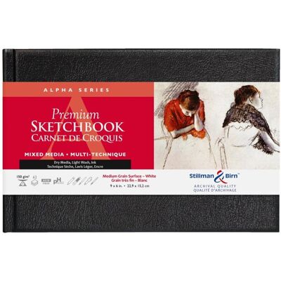 Clairefontaine Szkicownik Alpha 22,9x15,2 cm 150gsm Clairefontaine Szkicownik Alpha 22,9x15,2 cm 150gsm