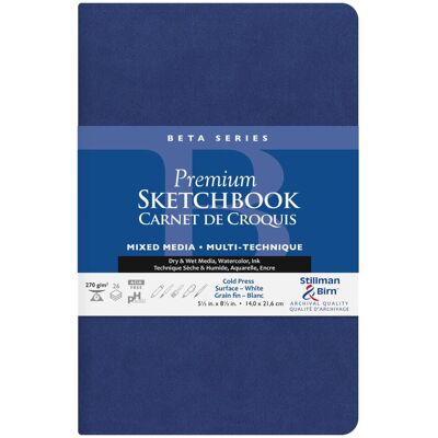 Clairefontaine Szkicownik Beta 14x21,6 cm 270gsm Clairefontaine Szkicownik Beta 14x21,6 cm 270gsm