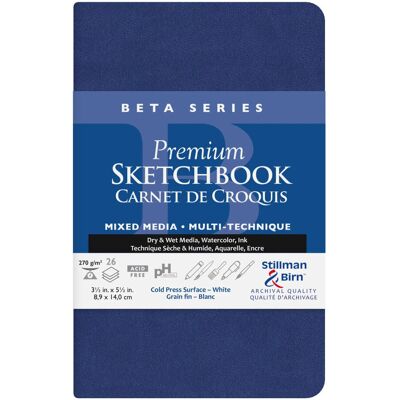 Clairefontaine Szkicownik Beta 8,9x14 cm 270gsm Clairefontaine Szkicownik Beta 8,9x14 cm 270gsm