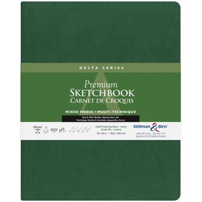 Clairefontaine Szkicownik Delta 20,3x25,3 cm 270gsm Clairefontaine Szkicownik Delta 20,3x25,3 cm 270gsm