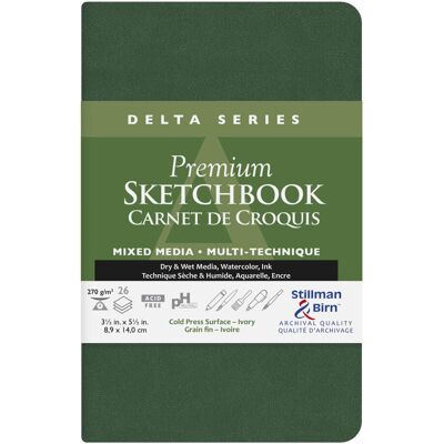 Clairefontaine Szkicownik Delta 8,9x14 cm 270gsm Clairefontaine Szkicownik Delta 8,9x14 cm 270gsm