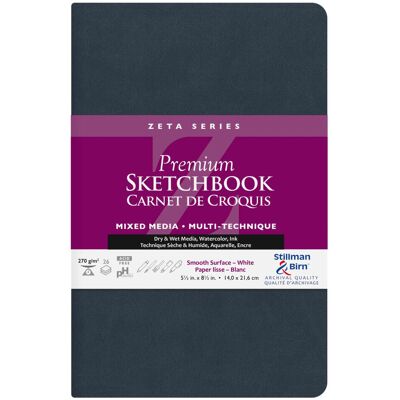 Clairefontaine Szkicownik Zeta 14x21,6 cm 270gsm Clairefontaine Szkicownik Zeta 14x21,6 cm 270gsm