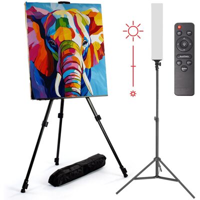 CineGEN Sztaluga Malarska 180cm + Lampa Panelowa LED RL-100 CineGEN Sztaluga Malarska 180cm + Lampa Panelowa LED RL-100