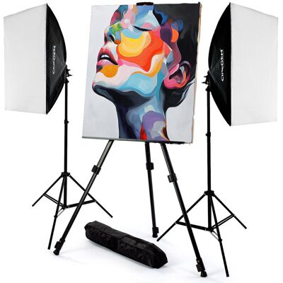 CineGEN Sztaluga Malarska 180cm + Zestaw Lamp 50x70 85W CineGEN Sztaluga Malarska 180cm + Zestaw Lamp 50x70 85W
