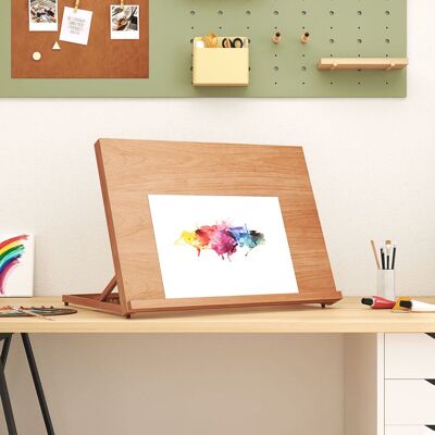 VMP Sztaluga stołowa, 65x48x7 cm, lite drewno bukowe VMP Sztaluga stołowa, 65x48x7 cm, lite drewno bukowe