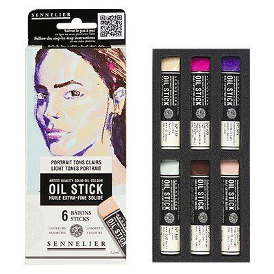 Sennelier - Olejowy Sztyft Extra Fine 12ml - Jasne tonacje portretowe Sennelier - Olejowy Sztyft Extra Fine 12ml - Jasne tonacje portretowe