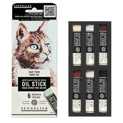 Sennelier Extra Fine Oil Stick 12ml Zestaw 6 - Kolory portretowe Sennelier Extra Fine Oil Stick 12ml Zestaw 6 - Kolory portretowe