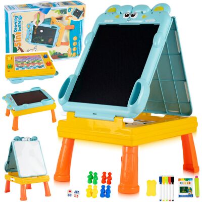 MalPlay Tablica do Rysowania dla Dzieci Stolik 2w1 Gry Kreda Marker 50 cm do Zabawy MalPlay Tablica do Rysowania dla Dzieci Stolik 2w1 Gry Kreda Marker 50 cm do Zabawy