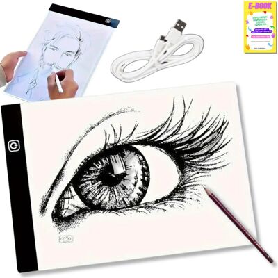 Pltb Tablica Do Rysowania LED Kalka A4 PODŚWIETLANA DESKA KREŚLARSKA TABLET GRAFICZNY PREZENT DLA DZIECKA + EBOOK Pltb Tablica Do Rysowania LED Kalka A4 PODŚWIETLANA DESKA KREŚLARSKA TABLET GRAFICZNY PREZENT DLA DZIECKA + EBOOK