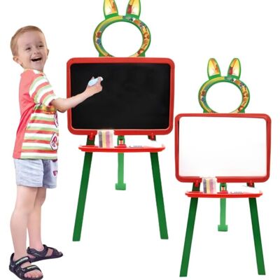 Doloni Tablica Magnetyczna Dwustronna Wielofunkcyjna Składana Kreda Markery Gąbka 013777/3 Doloni Tablica Magnetyczna Dwustronna Wielofunkcyjna Składana Kreda Markery Gąbka 013777/3