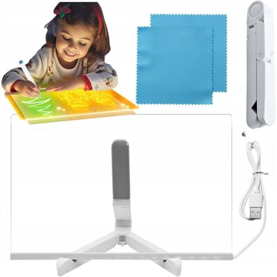 Inny producent Tablica ogłoszeń LED tablica do rysowania dla dzieci podświetlana USB Inny producent Tablica ogłoszeń LED tablica do rysowania dla dzieci podświetlana USB