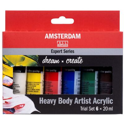 Talens Amsterdam Expert Farby akrylowe 6x20ml Talens Amsterdam Expert Farby akrylowe 6x20ml