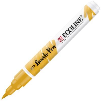 Talens Ecoline Brush Pen Marker 227 Yellow Ochre Talens Ecoline Brush Pen Marker 227 Yellow Ochre
