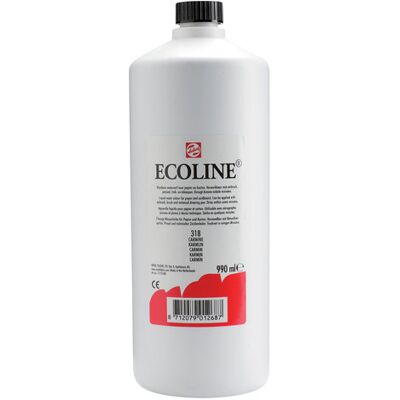 Talens Ecoline farba akwarel płyn 1l 318 carmine Talens Ecoline farba akwarel płyn 1l 318 carmine