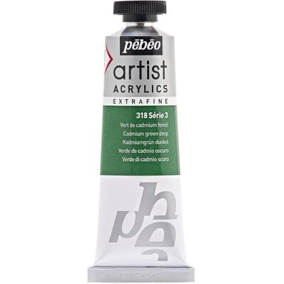 PEBEO Tube 37 ml Farba artystyczna akrylowa ekstra cienka ZIELONY CAD FCE PEBEO Tube 37 ml Farba artystyczna akrylowa ekstra cienka ZIELONY CAD FCE