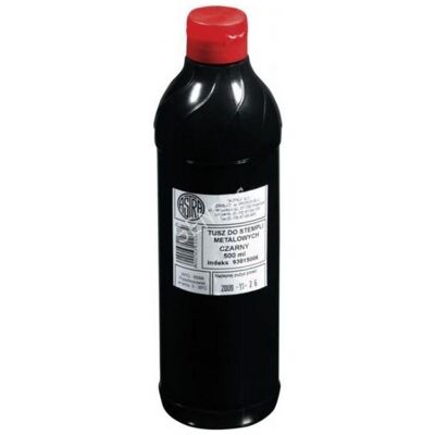 Tusz Do Stempli Metalowych Astra 500 Ml Czarny Tusz Do Stempli Metalowych Astra 500 Ml Czarny