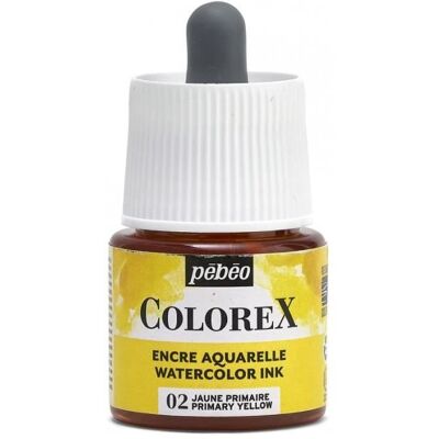 Pebeo - Colorex Wassertinte Primárgelb - 45 ml - Tinta akwarelana Pebeo - Colorex Wassertinte Primárgelb - 45 ml - Tinta akwarelana