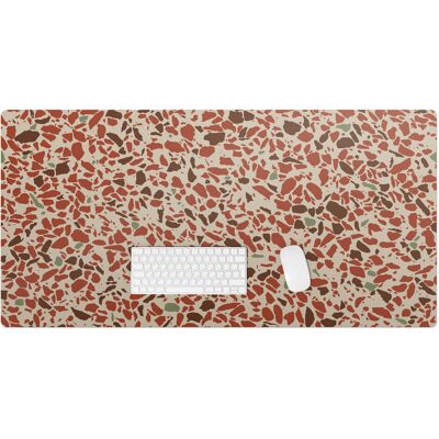 Tulup Unikalna mata na biurko – Artystyczny nadruk na wytrzymałym winylu - Mozaika terrazzo 120x60 cm Tulup Unikalna mata na biurko – Artystyczny nadruk na wytrzymałym winylu - Mozaika terrazzo 120x60 cm