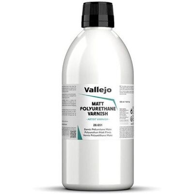 Vallejo: 28.651 - Matt Polyurethane Varnish (500 ml) Vallejo: 28.651 - Matt Polyurethane Varnish (500 ml)