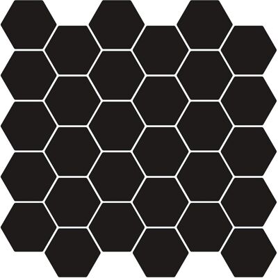 Vidaxl Płytka Heksagonalna 20 Pcs Czarny 30 X 30 Cm Poliuretan I Pet Vidaxl Płytka Heksagonalna 20 Pcs Czarny 30 X 30 Cm Poliuretan I Pet