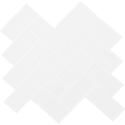 Vidaxl Płytka W Jodełkę 20 Pcs Biały 30 X 30 Cm Poliuretan I Pet Vidaxl Płytka W Jodełkę 20 Pcs Biały 30 X 30 Cm Poliuretan I Pet