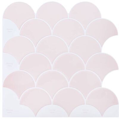 Vidaxl Płytka W Kształcie Łuski Ryb 50 Pcs Jasny Róż 30 X 30 Cm Vidaxl Płytka W Kształcie Łuski Ryb 50 Pcs Jasny Róż 30 X 30 Cm