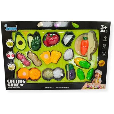 Warzywa do krojenia dla dzieci 12 el. z deską – Jinkee 3+ Warzywa do krojenia dla dzieci 12 el. z deską – Jinkee 3+