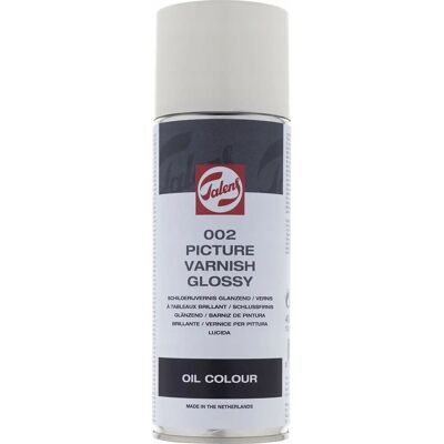 Werniks końcowy w sprayu Talens - Błyszczący - 400 ml Werniks końcowy w sprayu Talens - Błyszczący - 400 ml