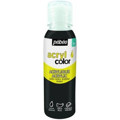PEBEO Wielopowierzchniowa farba akrylowa - Czarna - 150 ml PEBEO Wielopowierzchniowa farba akrylowa - Czarna - 150 ml