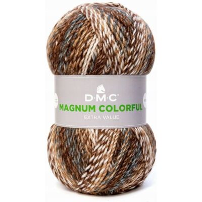 włóczka DMC MAGNUM COLORFUL kol. 013 beżowo-brązowo-popielata włóczka DMC MAGNUM COLORFUL kol. 013 beżowo-brązowo-popielata